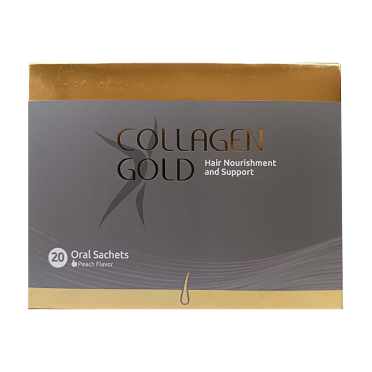 ساشه کلاژن گلد طعم هلو (2) ساشه کلاژن گلد مو آدریان 200 عدد - تصویر 1